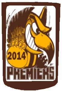 2014 Hawks Prem Stubby Holder FREE POST WITHIN AUSTRALIA